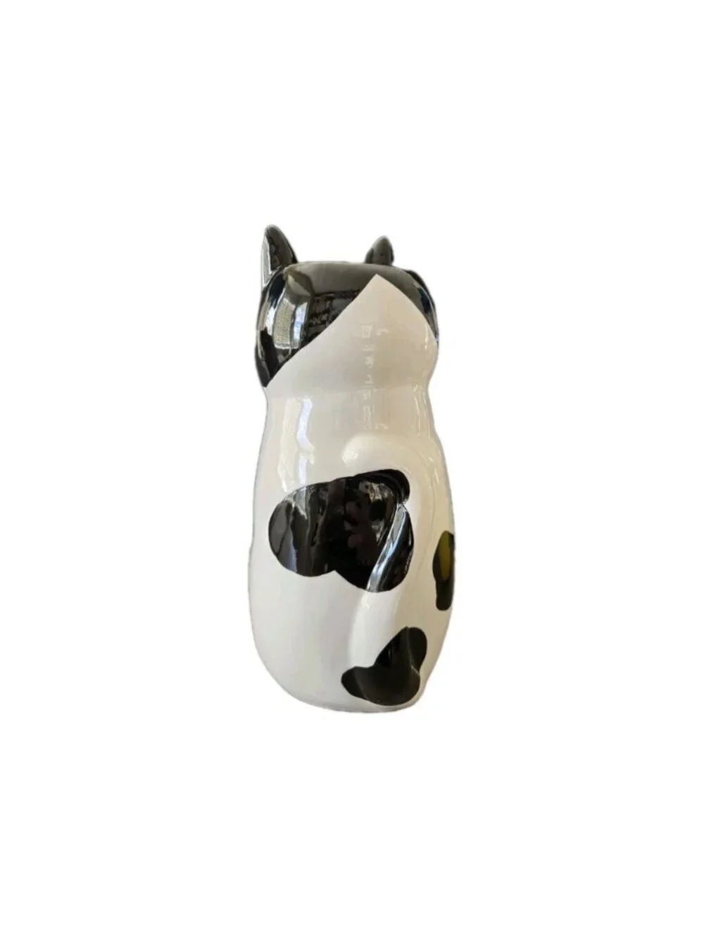 New Black & White Kitty Cat Animal Decorative Flower Table Vase Room Decor